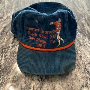 Vintage Denver Broncos hat from 1988